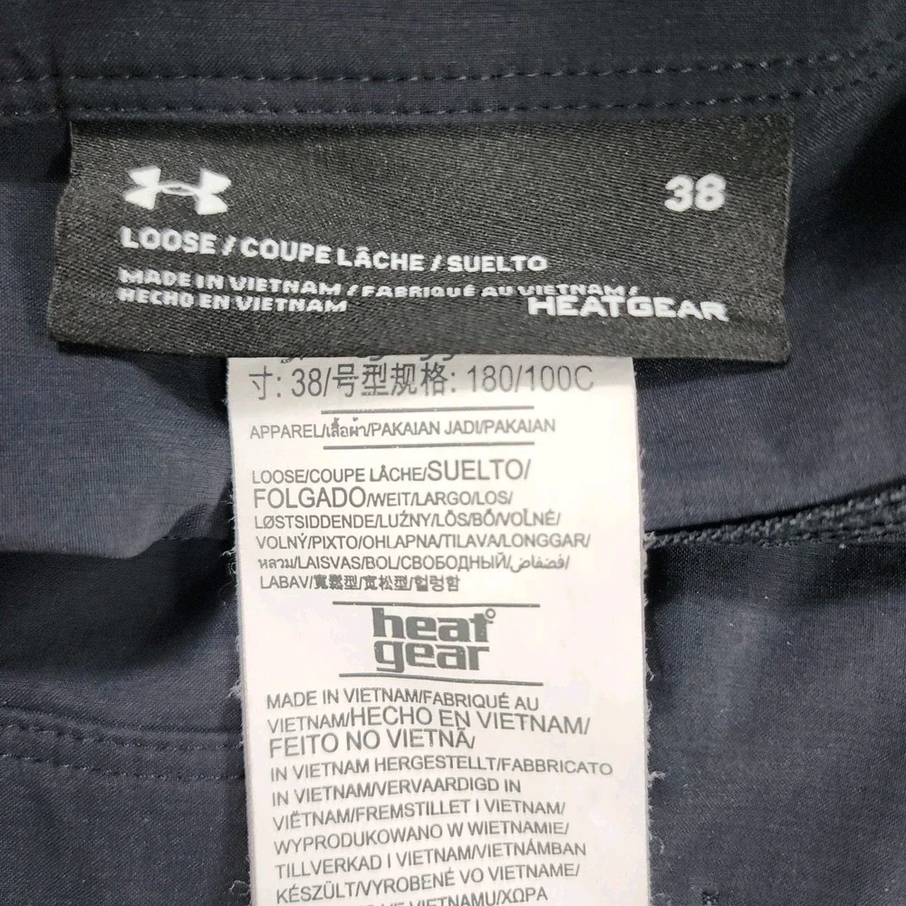 Under Armour MENS SIZE 38 Fish Hunter Cargo Shorts Black 1304649 UPF 30 10" - Picture 11 of 14